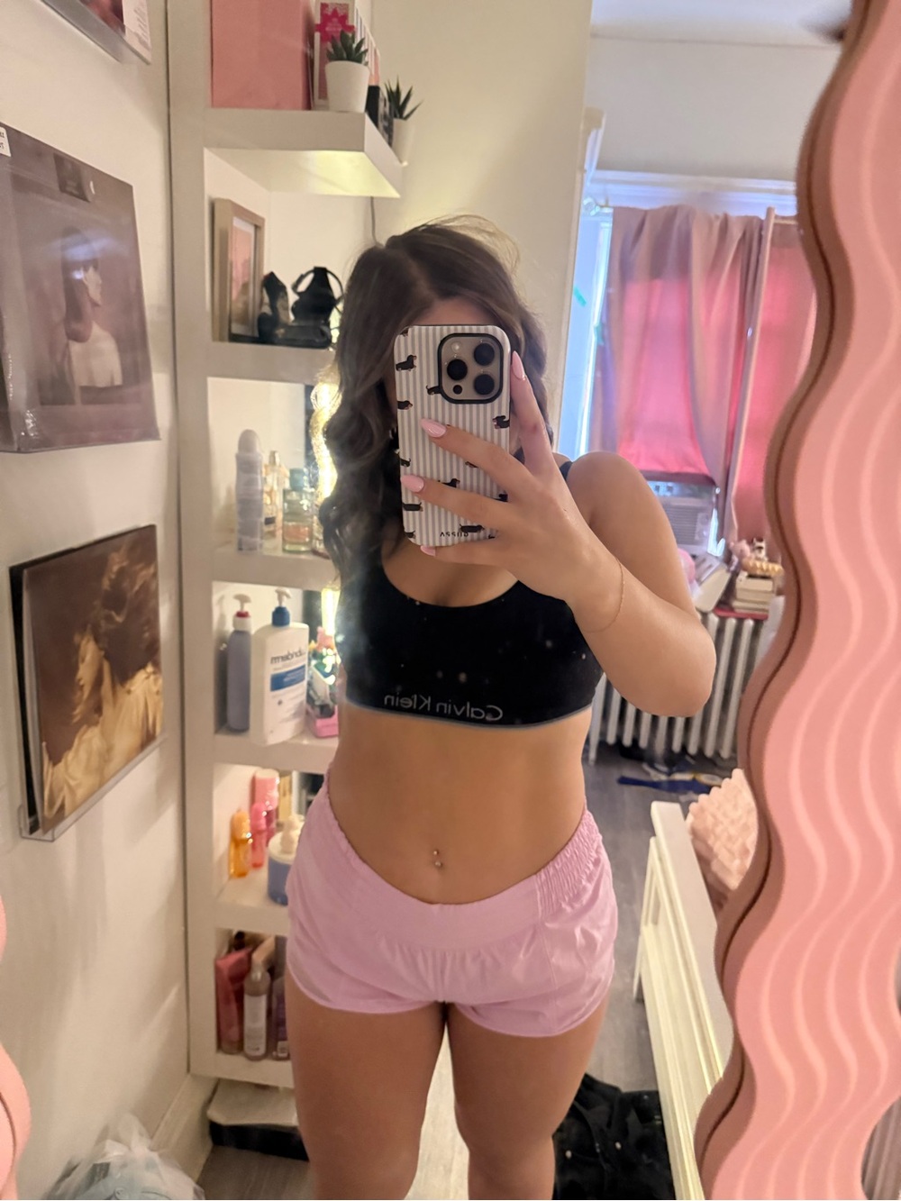Lululemon Light Pink Athletic Shorts